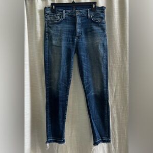 Citizens of humanity, high-rise, rocket skinny jeans, lightly worn, size 31.